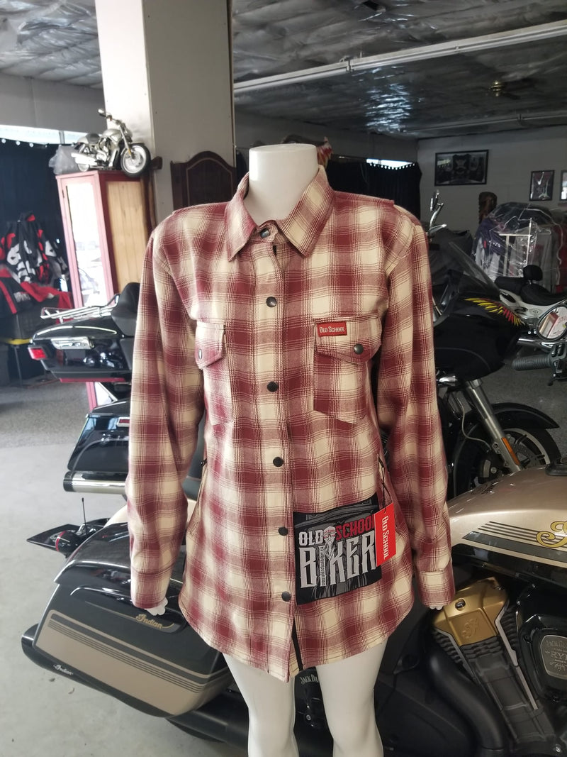 Old School Biker Flannel Shirts