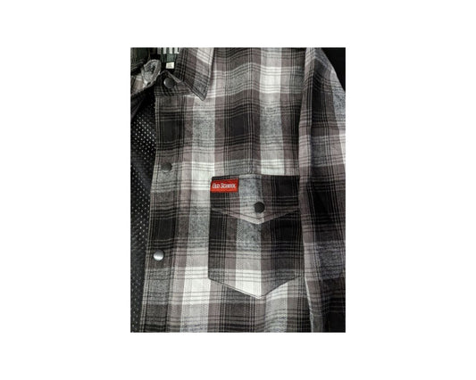 Old School Biker Flannel Shirts