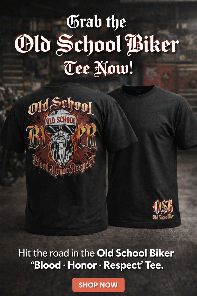 Old School Biker Tee