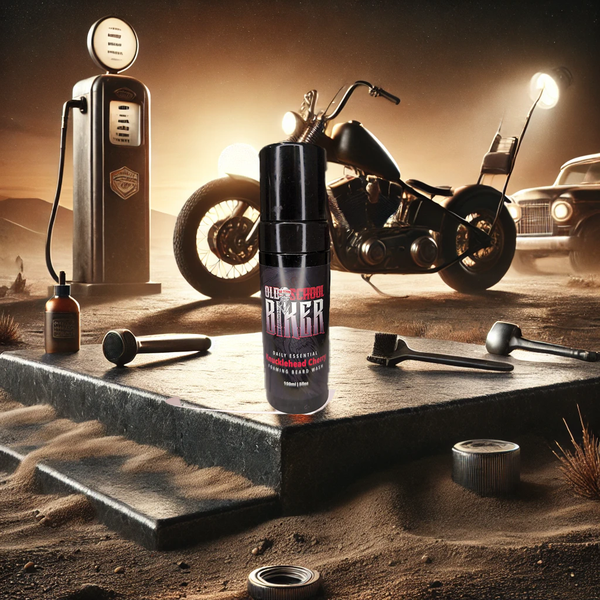 Old School Biker Beard Wash