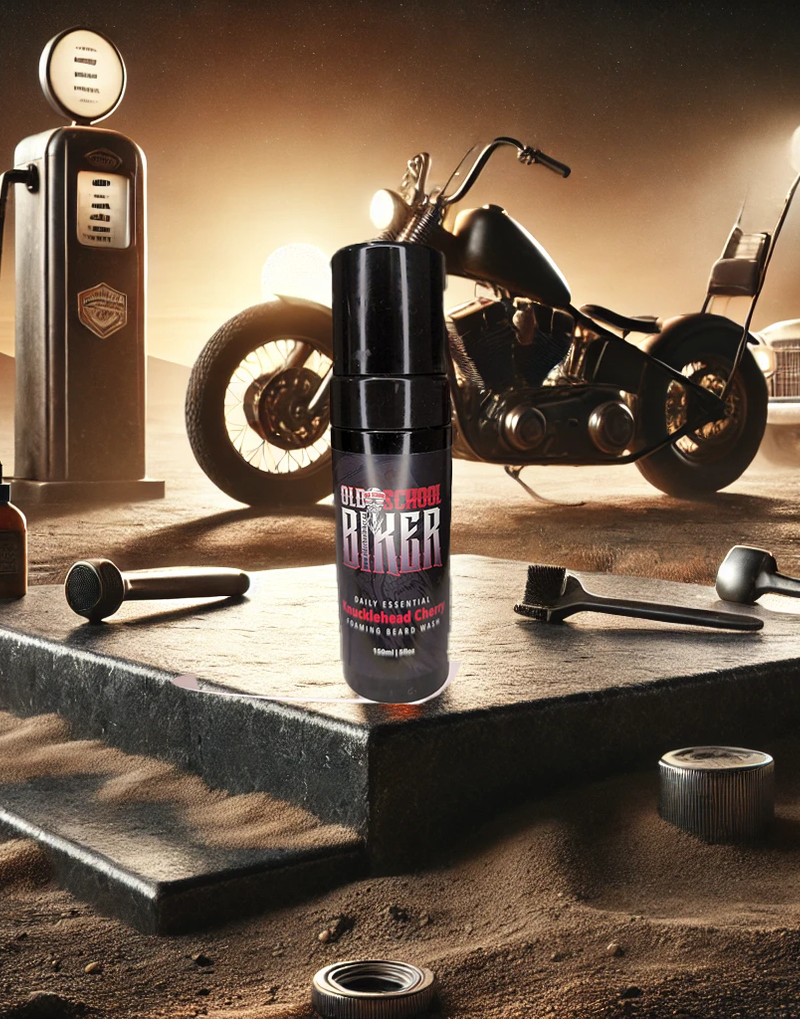 Old School Biker Beard Wash