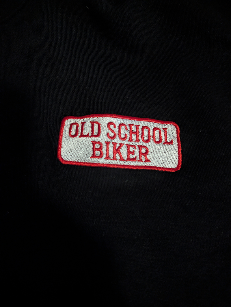 old school Biker hoodie