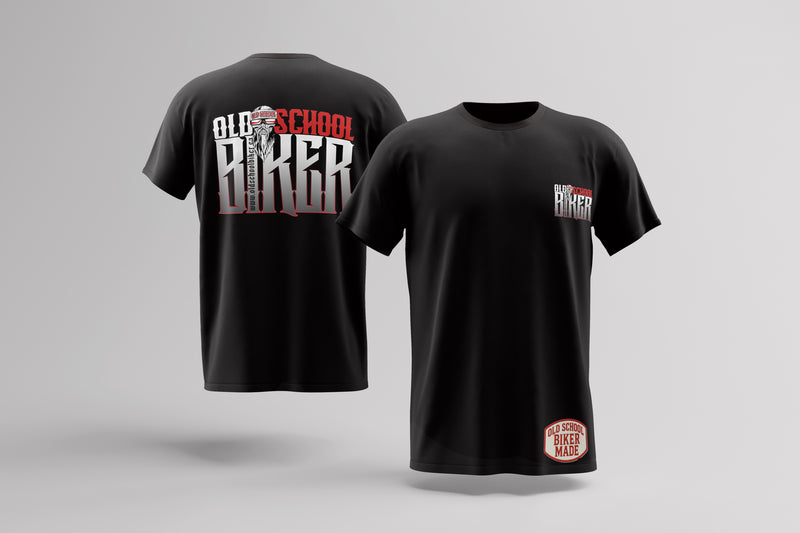 Old School Biker  tee shirts
