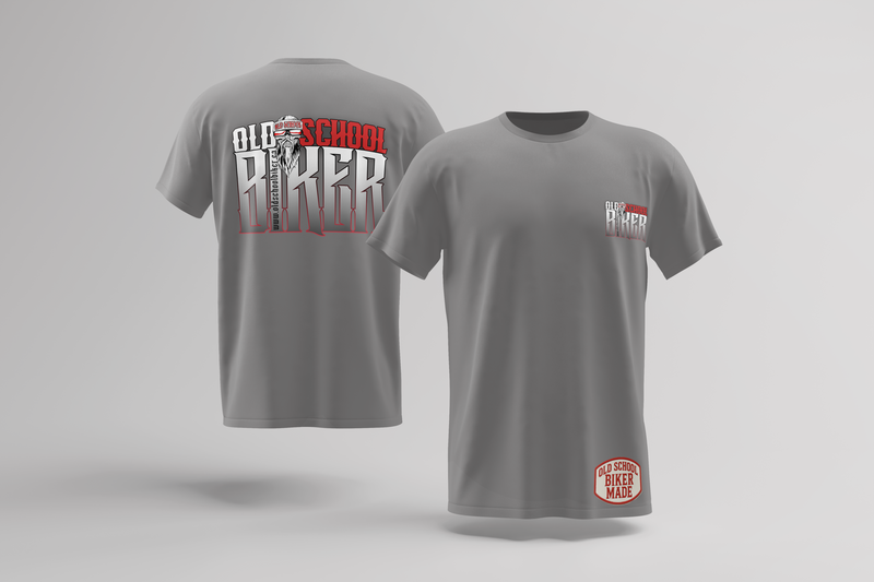 Old School Biker  tee shirts