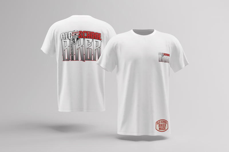 Old School Biker  tee shirts