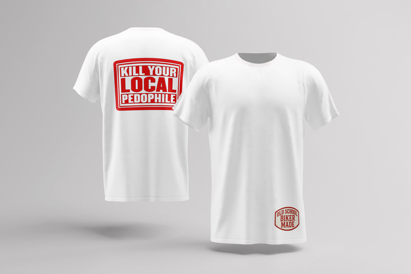 old school Kill Pedophiles shirt