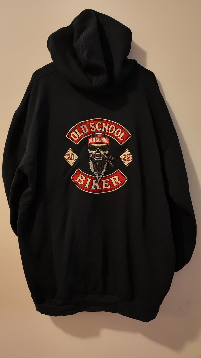 old school Biker hoodie