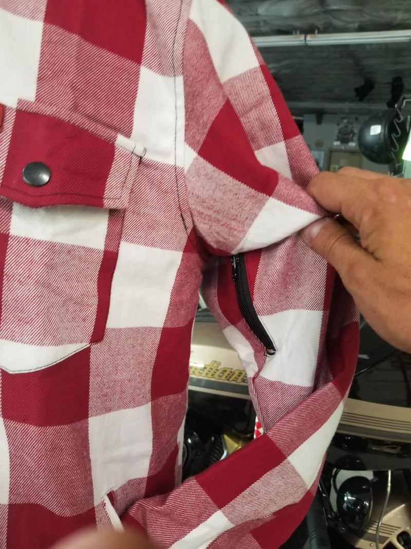 Old School Biker Flannel Shirts