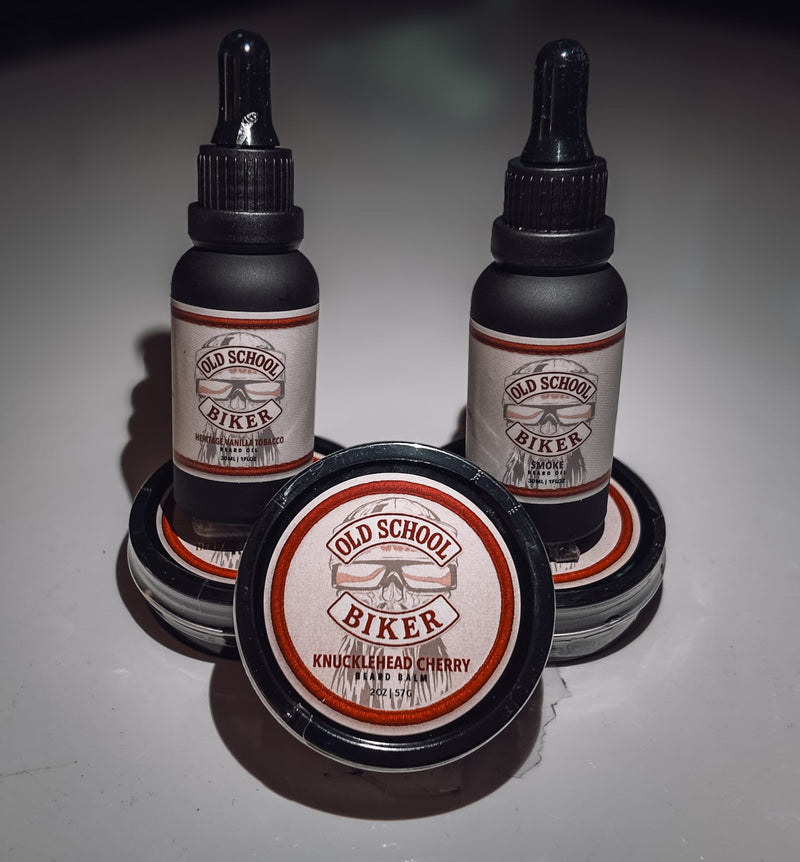 Old School Biker Beard oil