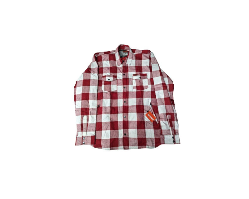 Old School Biker Flannel Shirts