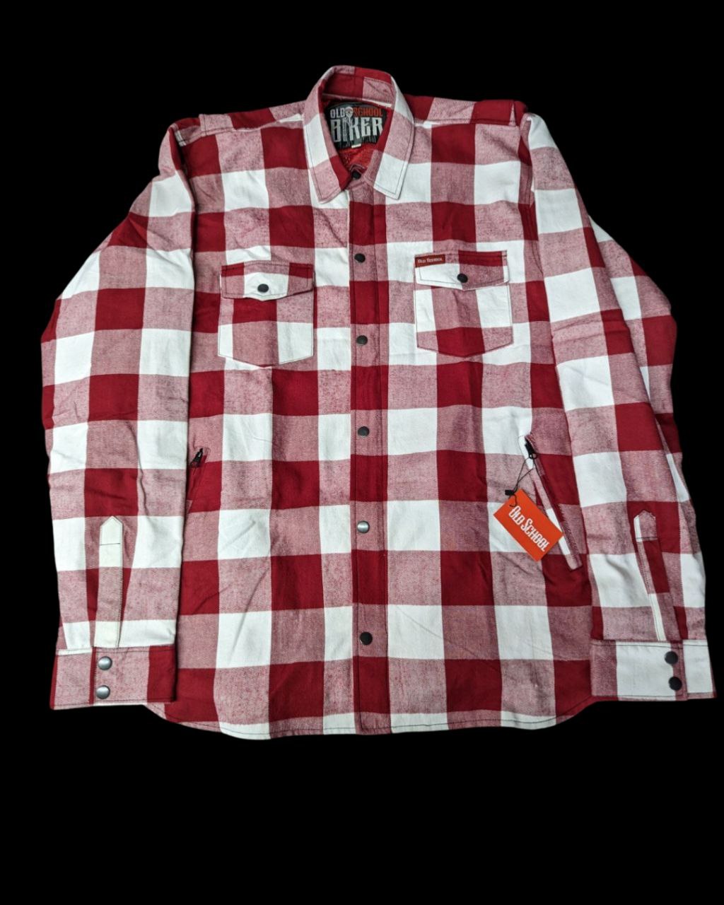 Old School Biker Flannel Shirts