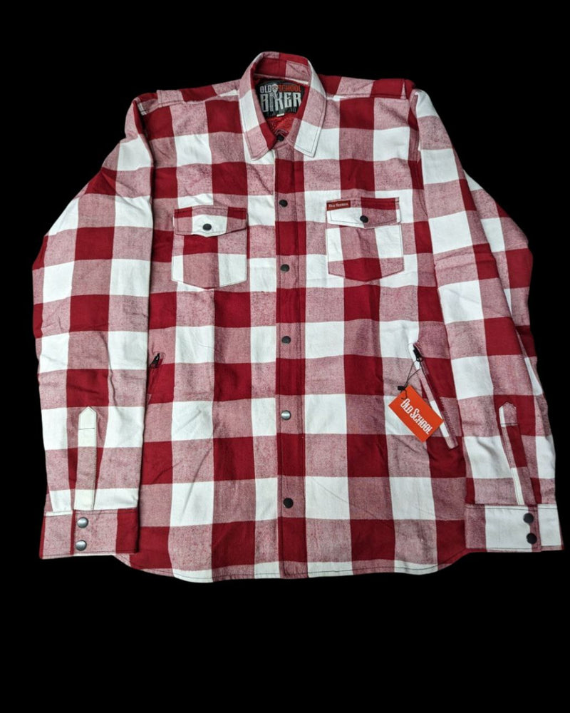Old School Biker Flannel Shirts